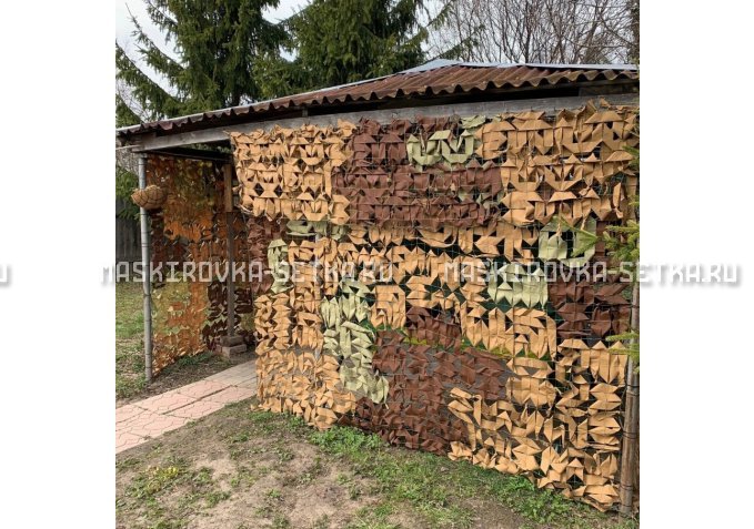 Маскировочная сеть МКТ-2П Поле 3х6 м – купить по цене 4700 руб. в интернет-магазине в городе Пенза картинка 2